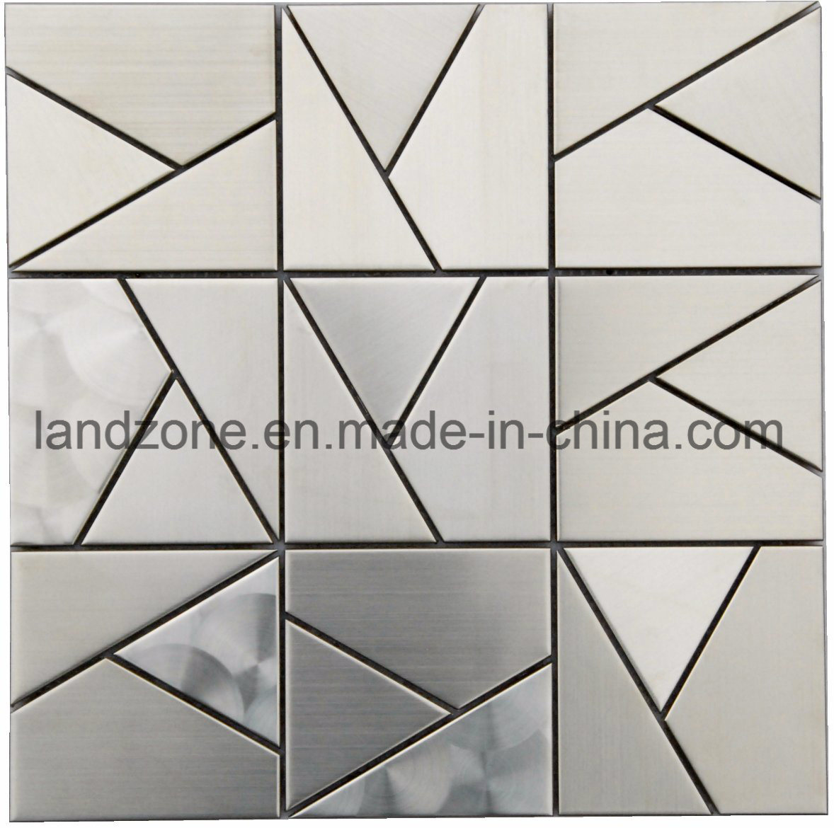 Irregular Shape PF Silver Metal Mosaic Tile (YGS056-1)