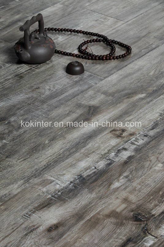 8mm Dark Walnut Laminated Flooring