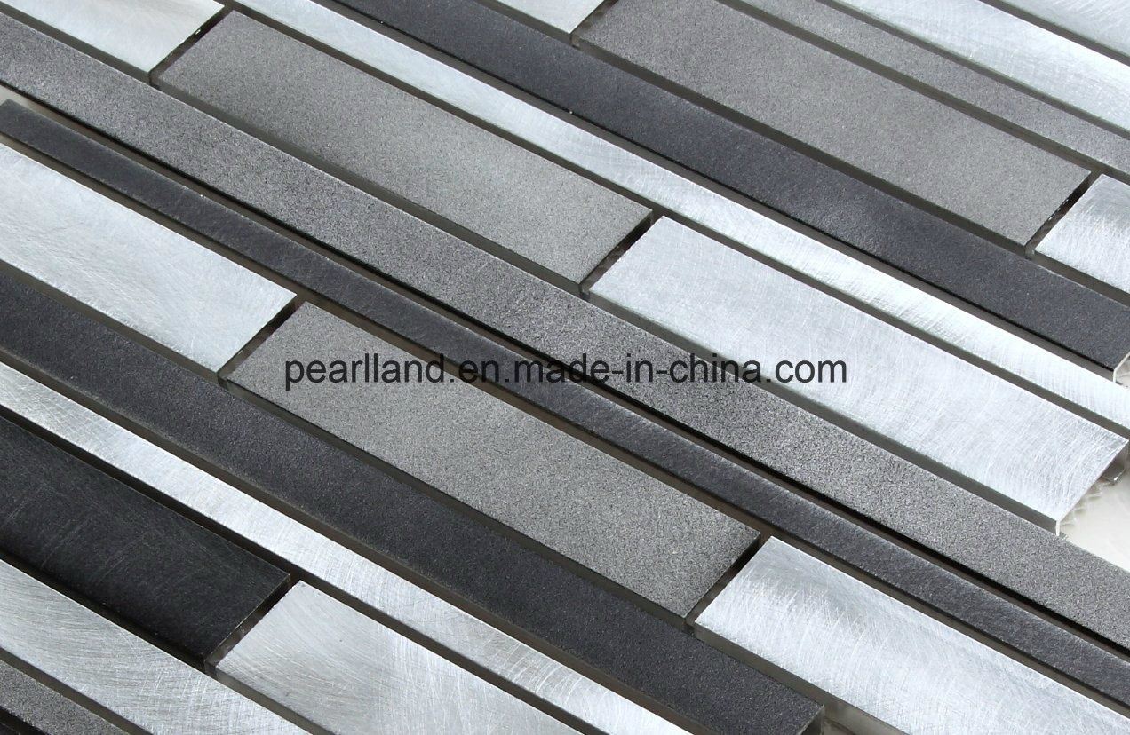 Aluminum Metal Wall Tiles Mosaic