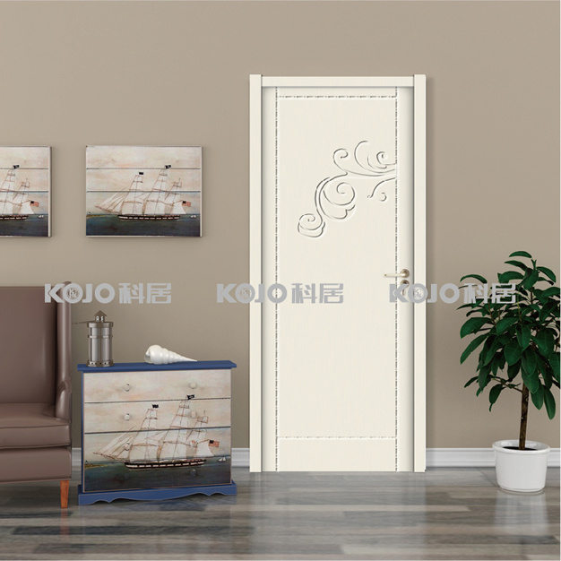 Customized Environemtal Protection New WPC Material Interior Swing Door (YM-067)