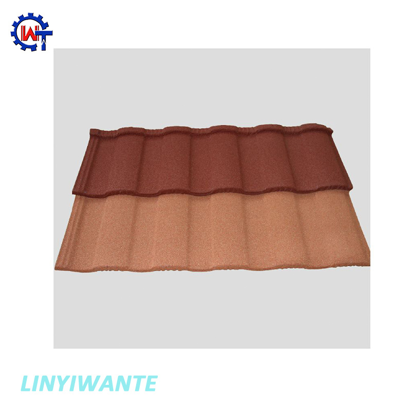 Free Sample High Quality Roman Type Stone Coated Roof Tile
