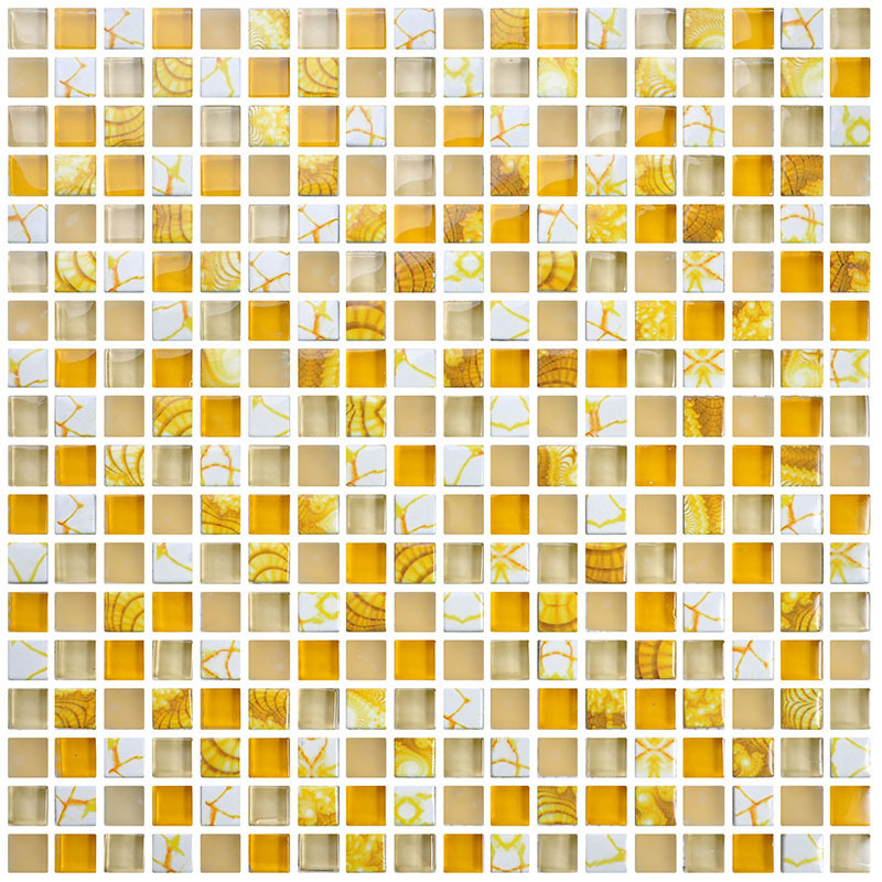 Hot Sale Mosaic Glass Mosaic Tile for Wall and Floor Crystal Mosaic