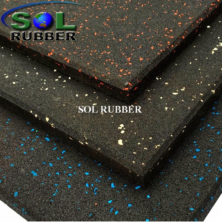 Ce Certificated Heavy Duty Gym Rubber Flooring