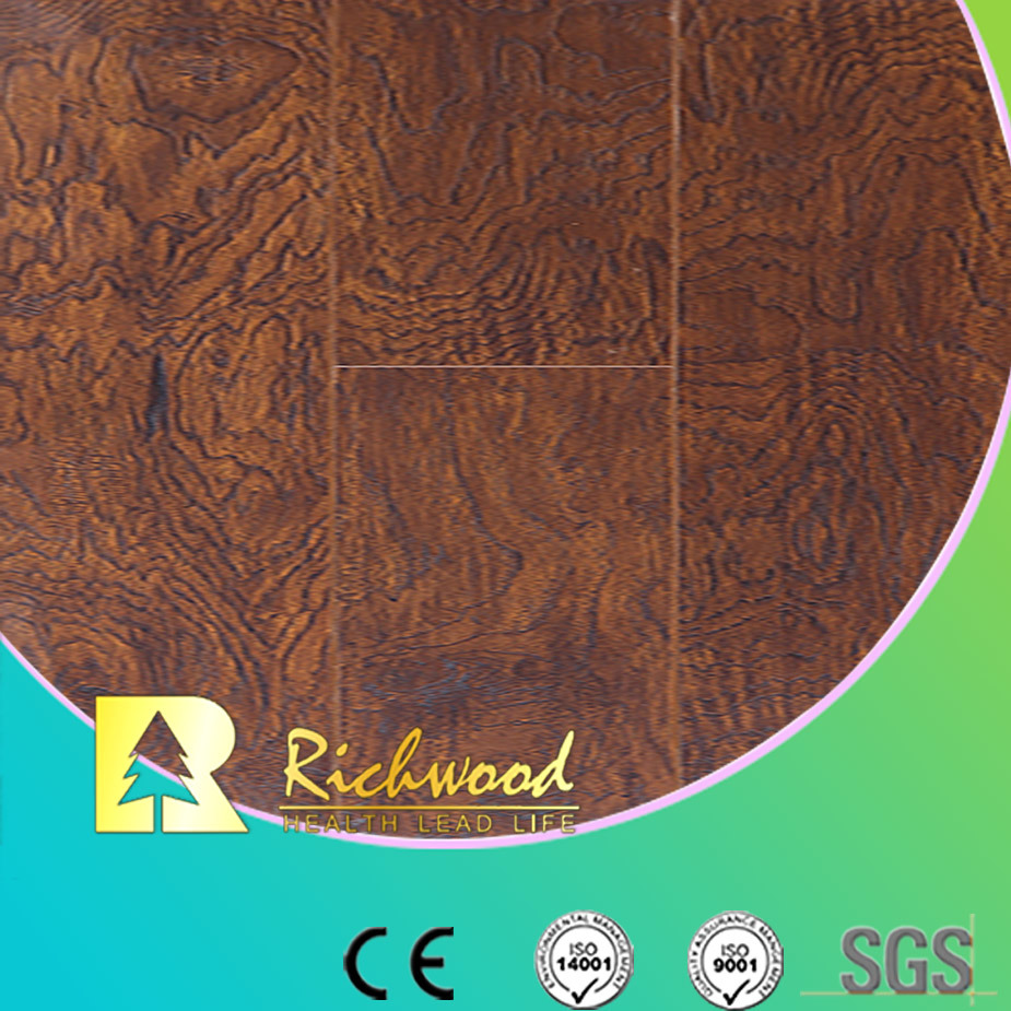 8.3mm E0 HDF AC4 Embossed Elm Sound Absorbing Lamianted Flooring