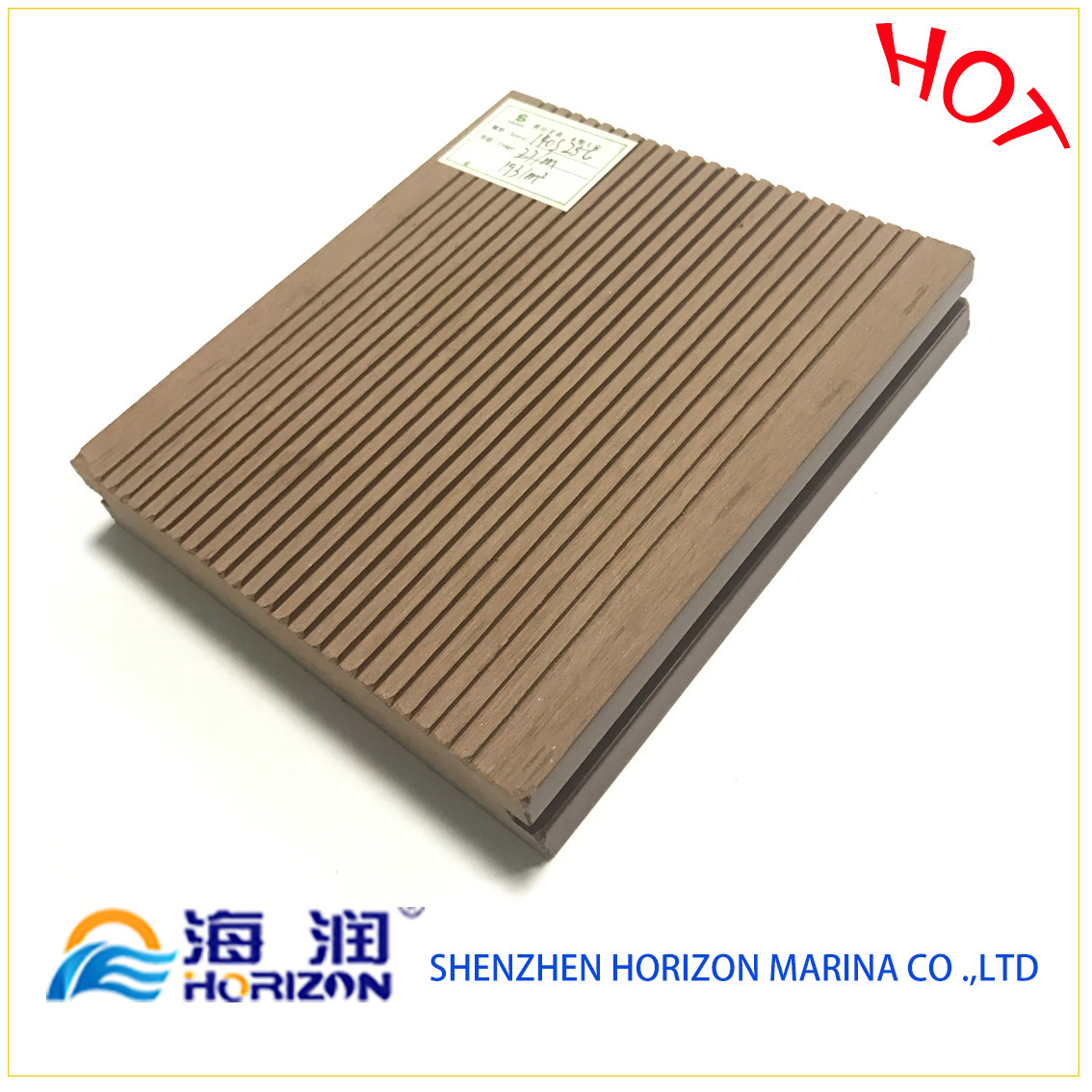 Hot Sale WPC Decking for Floating Dock Made in China/Wood Plastic Composite