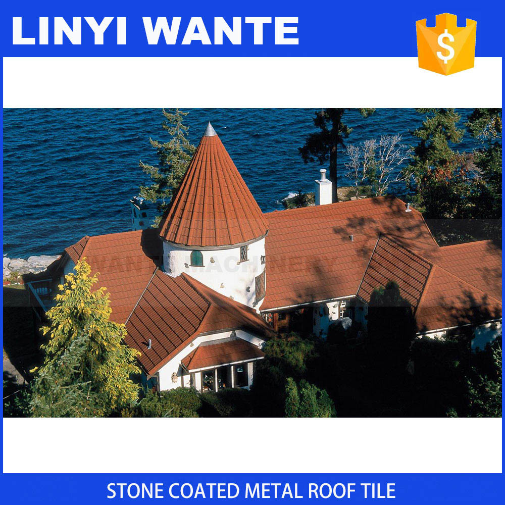 High Quality Stone Coated Metal Bond Roof Tile for Building Material
