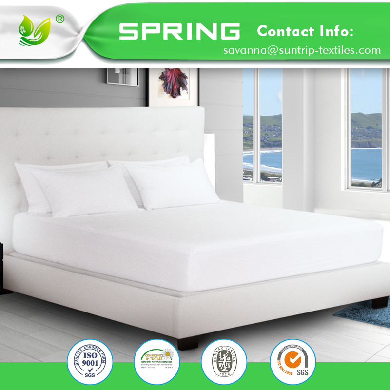 Waterproof Mattress Protector Cover Underlay Cotton Terry Towelling Reversible