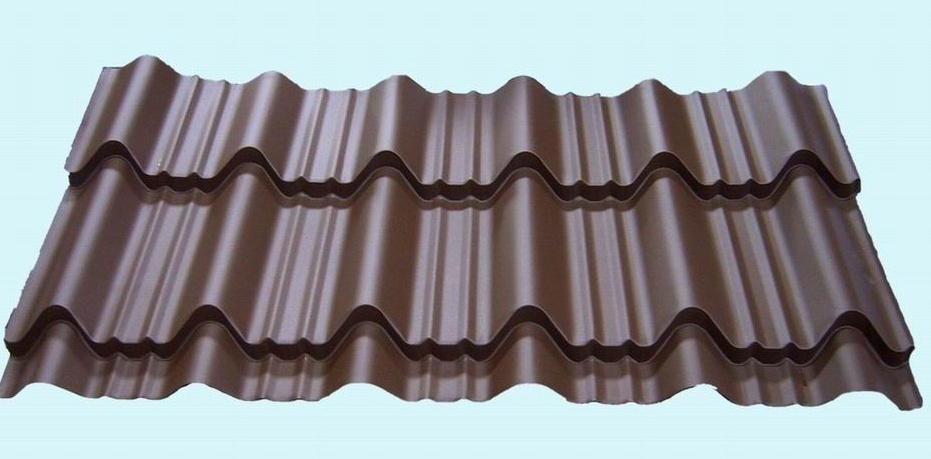 Brown Color Steel Tile for Building