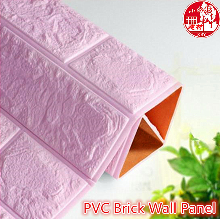 Decorative PVC 3D Soundproof Self Adhesive Brick for Home Theater