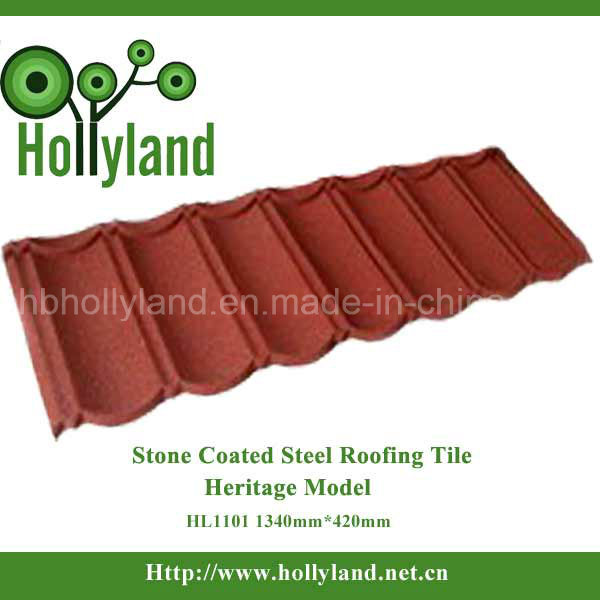 Corrugated Color Stone Coated Steel Roofing Tile Sheet (Classical Type)