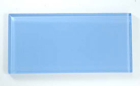 Blue Bathroom Swimming Pool Glass Tile (GT016)