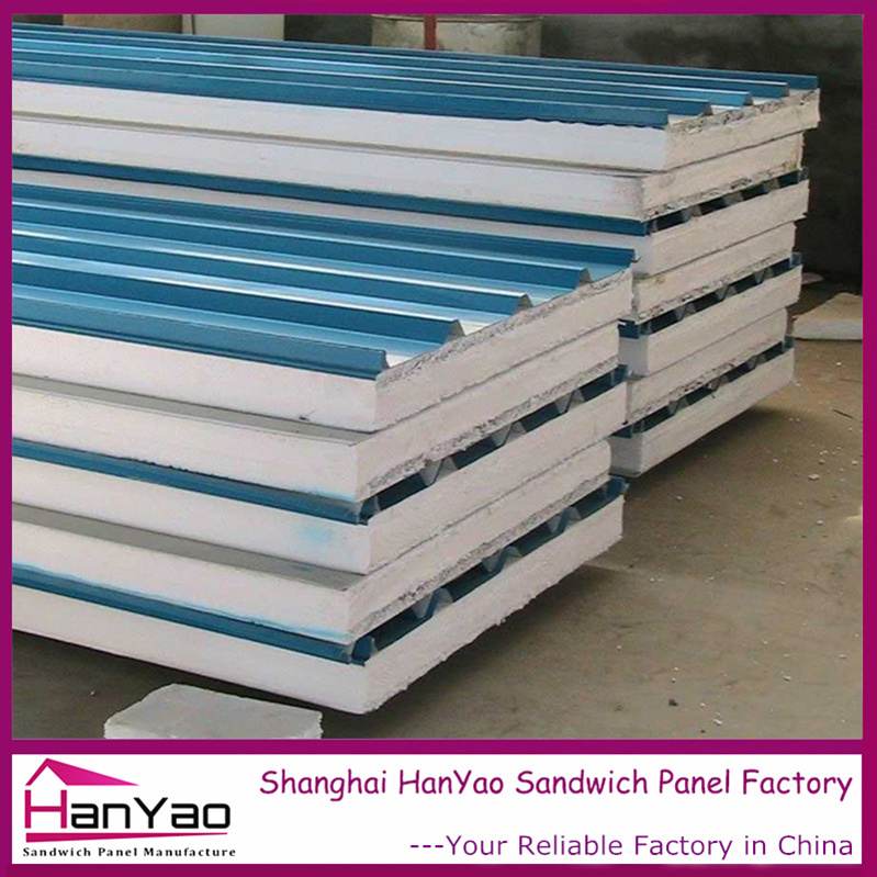 Heat-Cold Insulation EPS Sandwich Roof Tile Steel Corrugated Panel