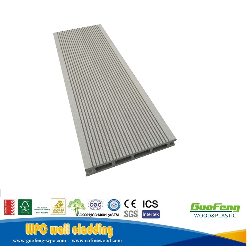 Outdoor China Hollow Wood Plastic Composite Decking