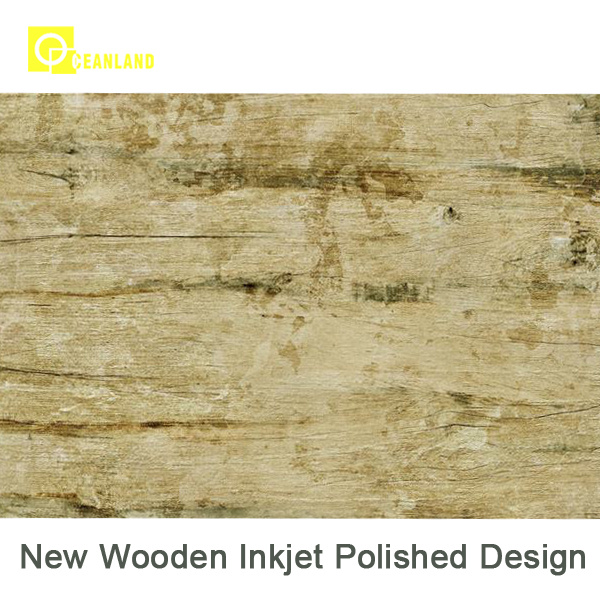 Wooden Look Decking Slate Porcelain Floor Tiles From Foshan Factory