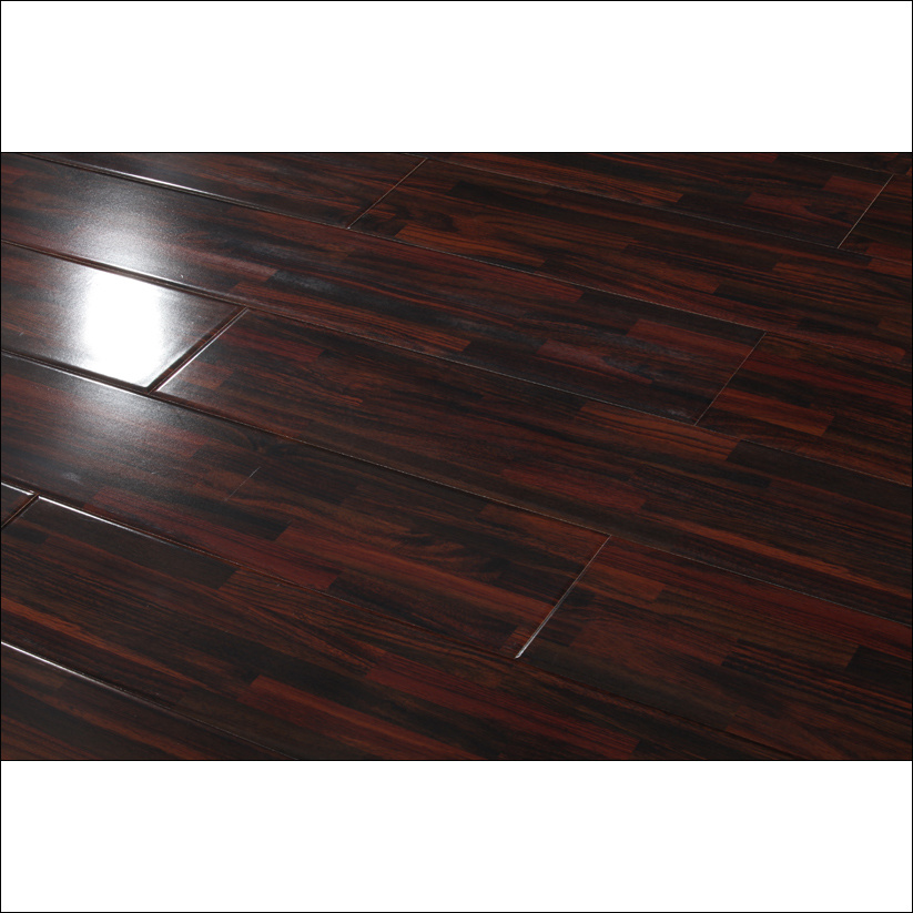 Classical Red Color Strips HDF Laminate Flooring with U-Groove