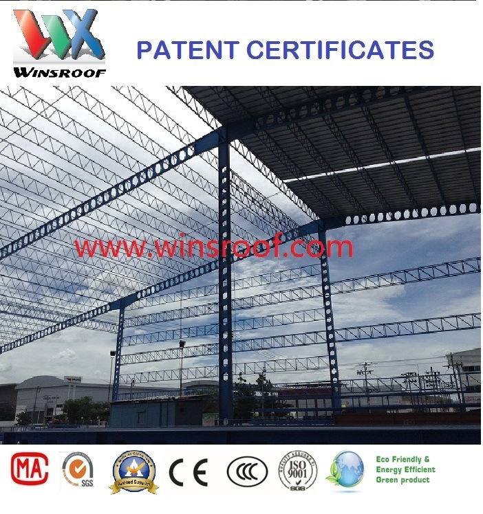 Wins Plastic Roof Tile for Big Project
