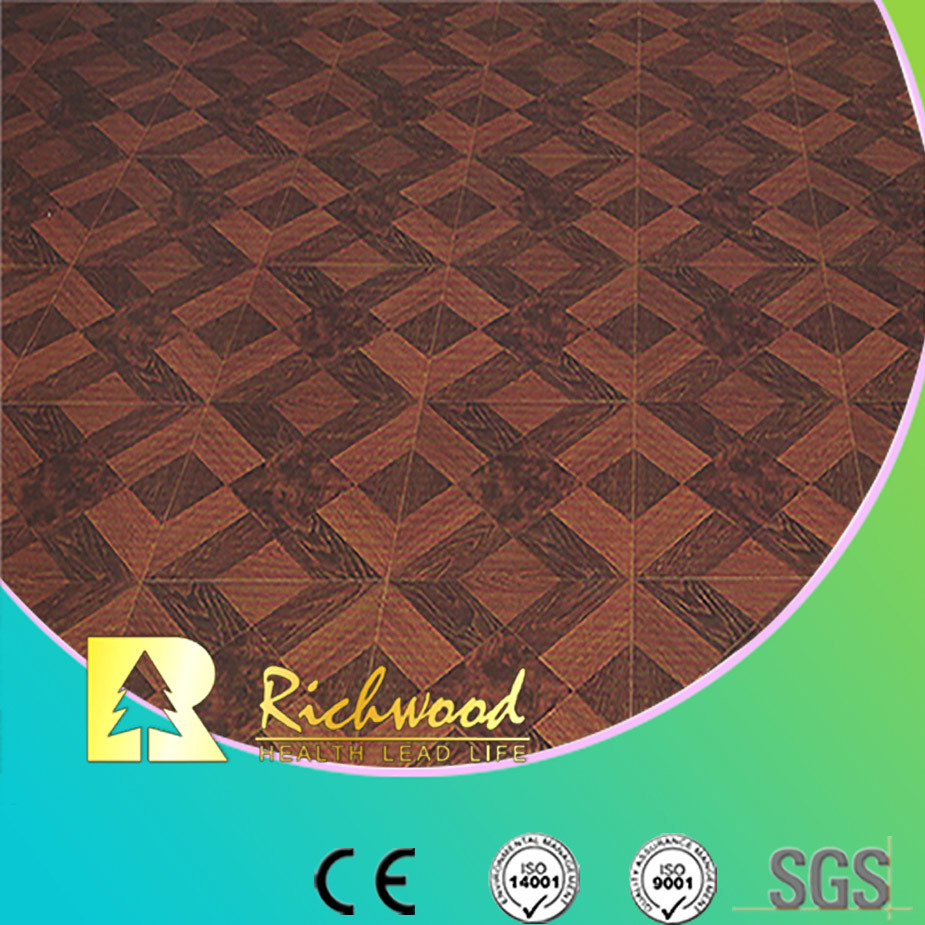 Household 8.3mm HDF AC3 HDF Woodgrain Texture Laminate Floor