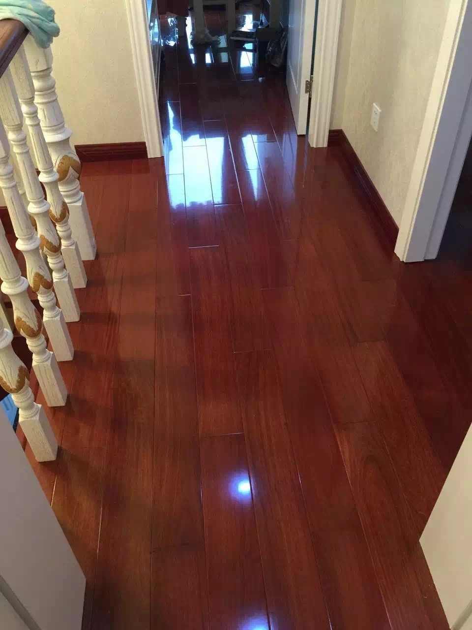 Fashionable Style Waterproof Balsamo Wood Flooring for Private House