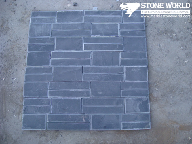 Black Slate Tiles for Wall Panel (CS059)