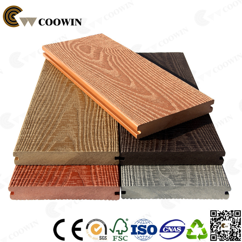 WPC/Wood Plastic Composite Decking/ Outdoor Flooring with Ce Fsc SGS ISO Certification