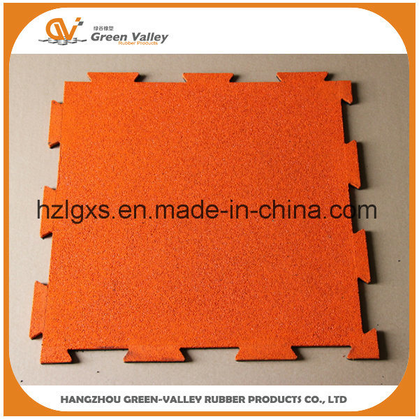 1mx1m Shock-Reducing Gym Flooring Rubber Tiles for Heavy Duty Area