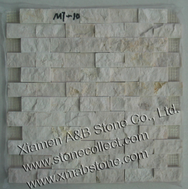 Mosaic Tile Made of Natural Quartzites