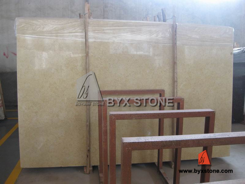 Egyptian Beige/Cream Marble Slab for Tile and Countertop