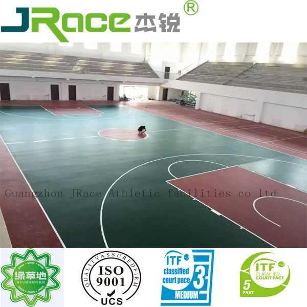 EPDM Indoor Basketball Court Synthetic Flooring (JRACE)