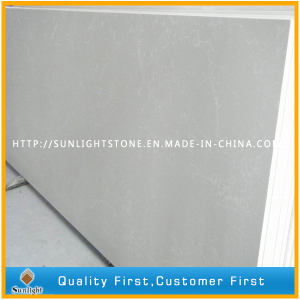 Kitchen Countertop Material White Artificial Quartz Stone