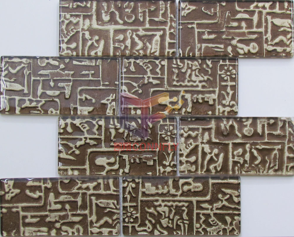 Egyptian Style Glass Tile, Mosaic Tile (CFC590)