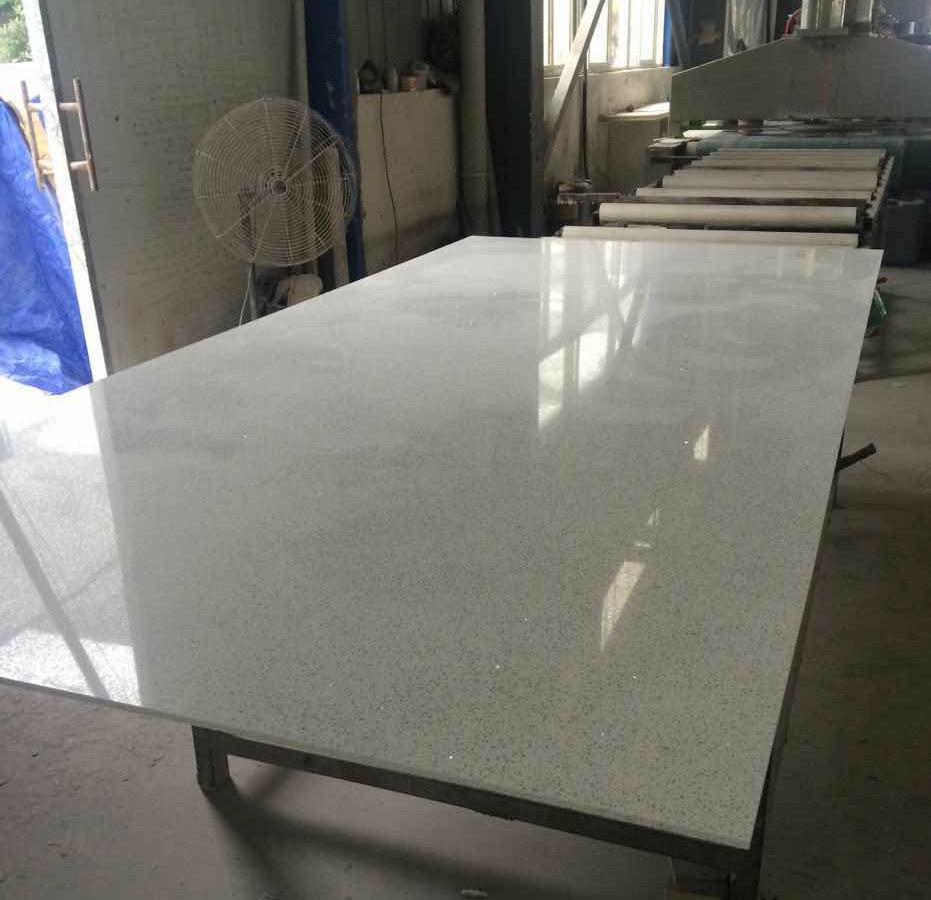 Largest Size Polishing Artificial Quartz Stone Crystal Countertops
