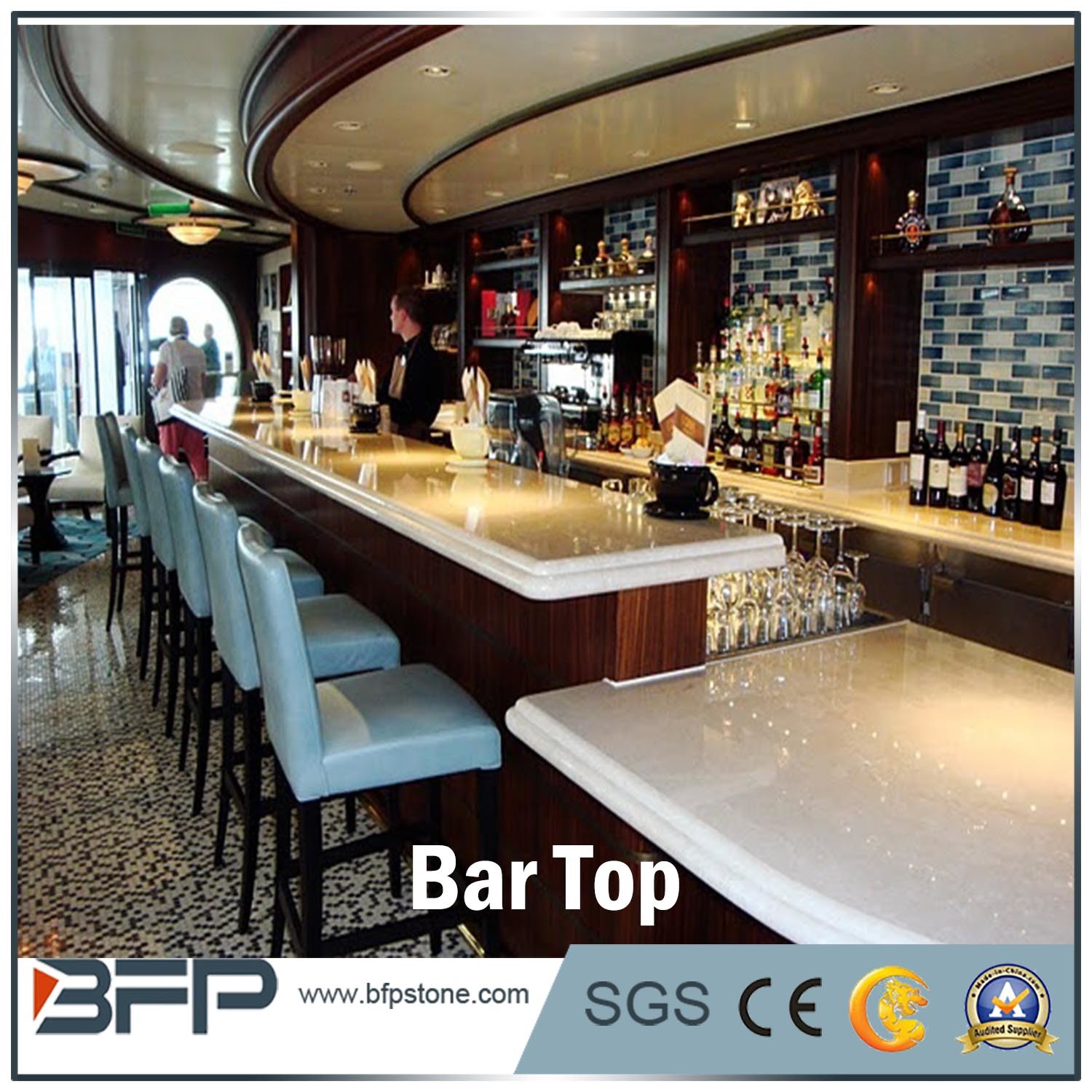 Solid Surface Customized Bar Counter Top