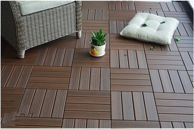 Top Design and Sale Deck Tiles Wood Floor Interlock