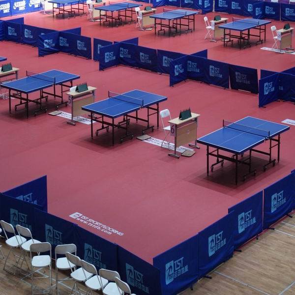 Indoor PVC Sports Roll Flooring for Table Tennis Made in China