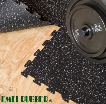 Interlocking Rubber Floor Tile for Gym