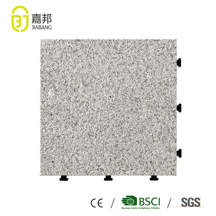 Exterior Interlocking Floor Tiles Standard Size Thick Carpet Tile Siding Cable Floor Cover Foshan Price
