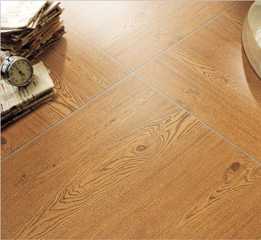 Wood Design Rustic Porcelain Floor Tile with Factory Price (24*24)