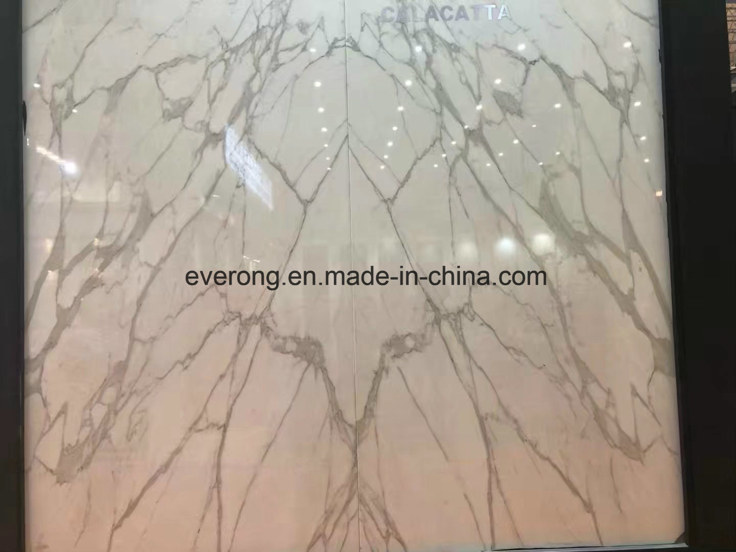 Calacatta White Marble Tile&Slab for Interior Bookmatch