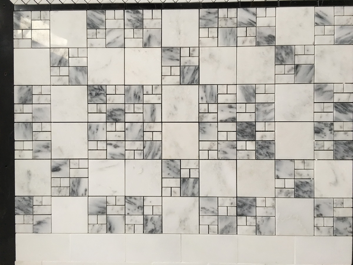 Marble Mosaic, , White Mosaic, Polished/Honed/Antique/White Marble Mosaics for Tiles/Floor/Countertop