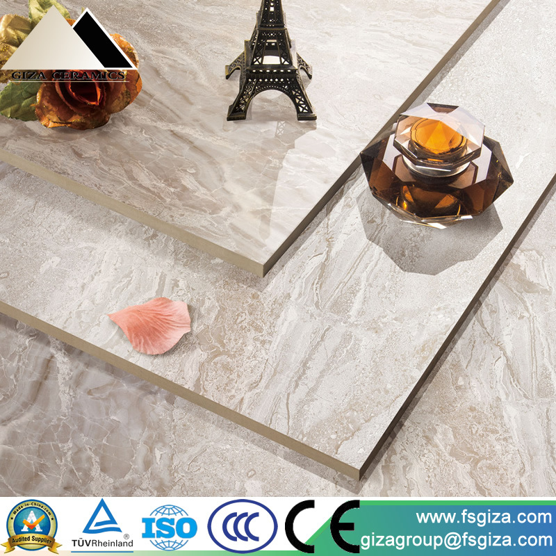 Ceramic Floor Tile 600*600mm Rustic Polished Glazed Stone Marble Flooring Tile (JA80806M)