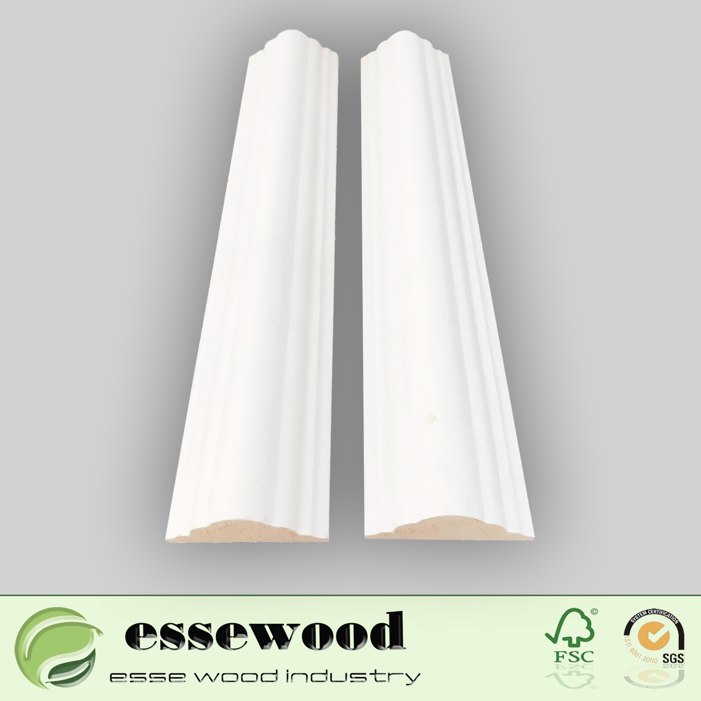 Best Price Architrave Wood Decorative Wooden Solid Wood White Primed