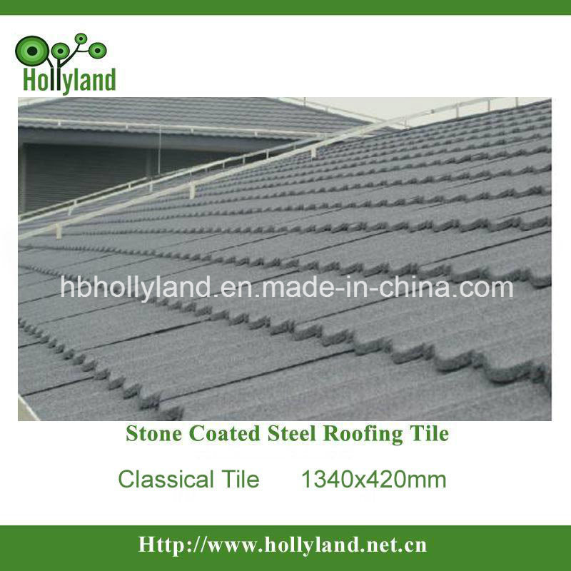 Colored Stone Coated Steel Roof Tile (Classical Type)