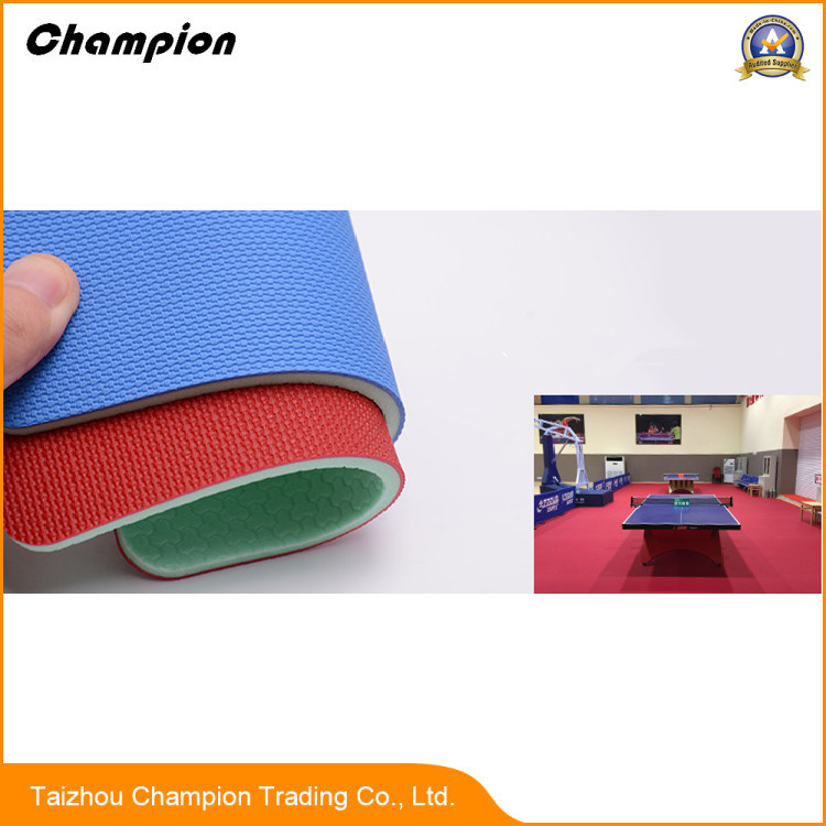 3.5/4.5mm Table Tennis Stadiums Flooring, Indoor Table Tennis/Ping-Pong PVC Flooring, Hot Sale and Test by SGS