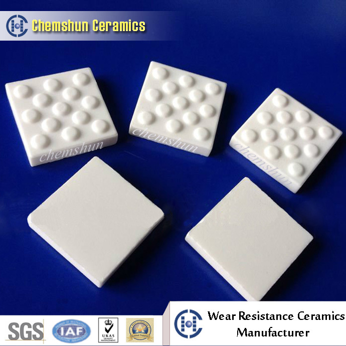 Alumina Ceramic Square Tile Liner for Mining Pulley Lagging