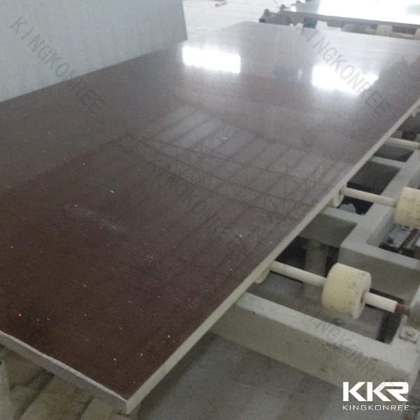 Kkr High Quality Artificial Stone Sparkle Quartz Slab for Countertop