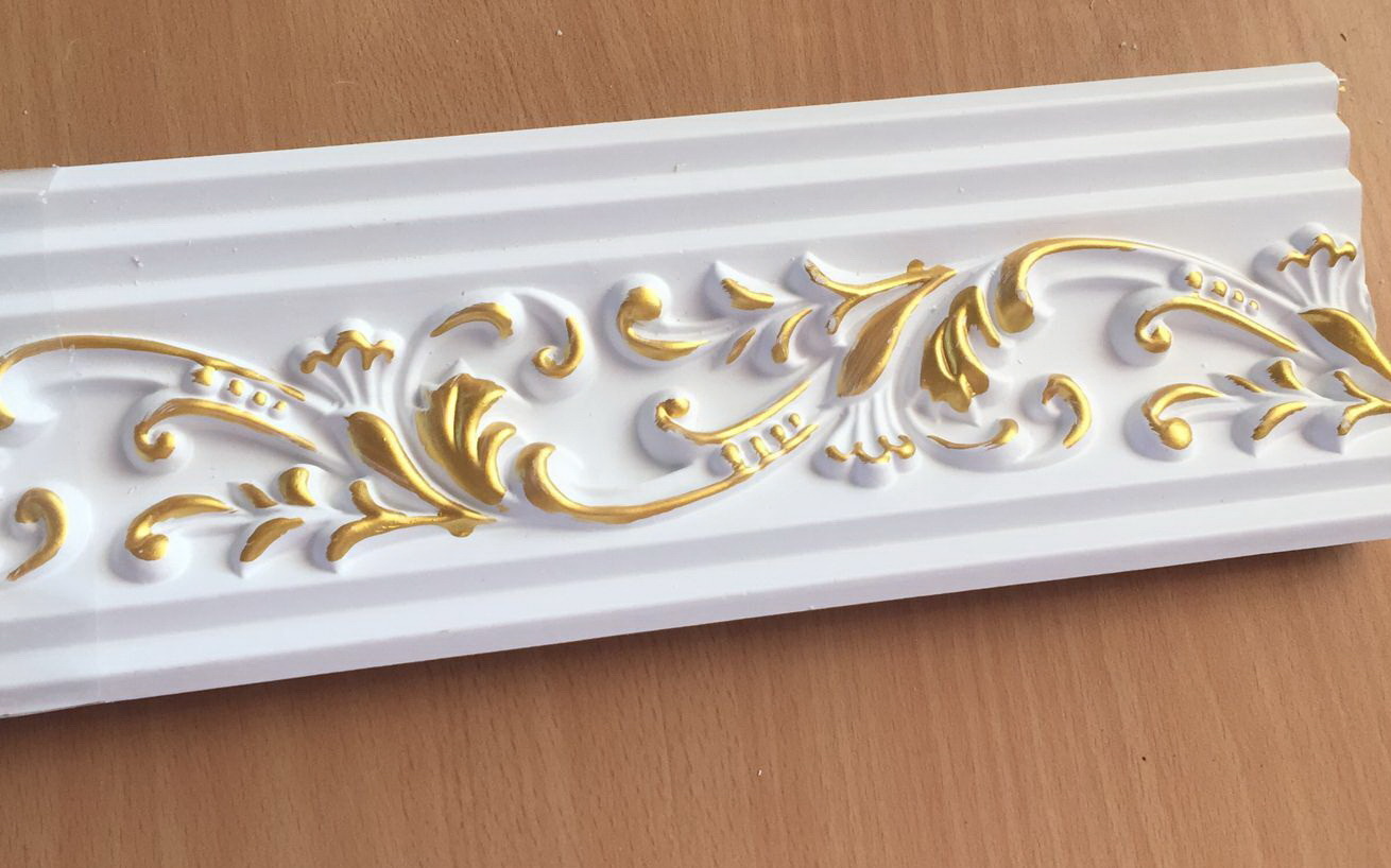 Building Material Polyurethane PU Cornice Moulding for Decoration