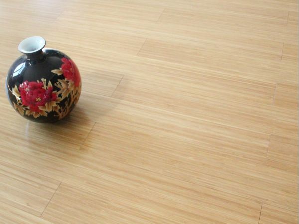 Natural Vertical Bamboo Flooring UV Lacquer Smooth