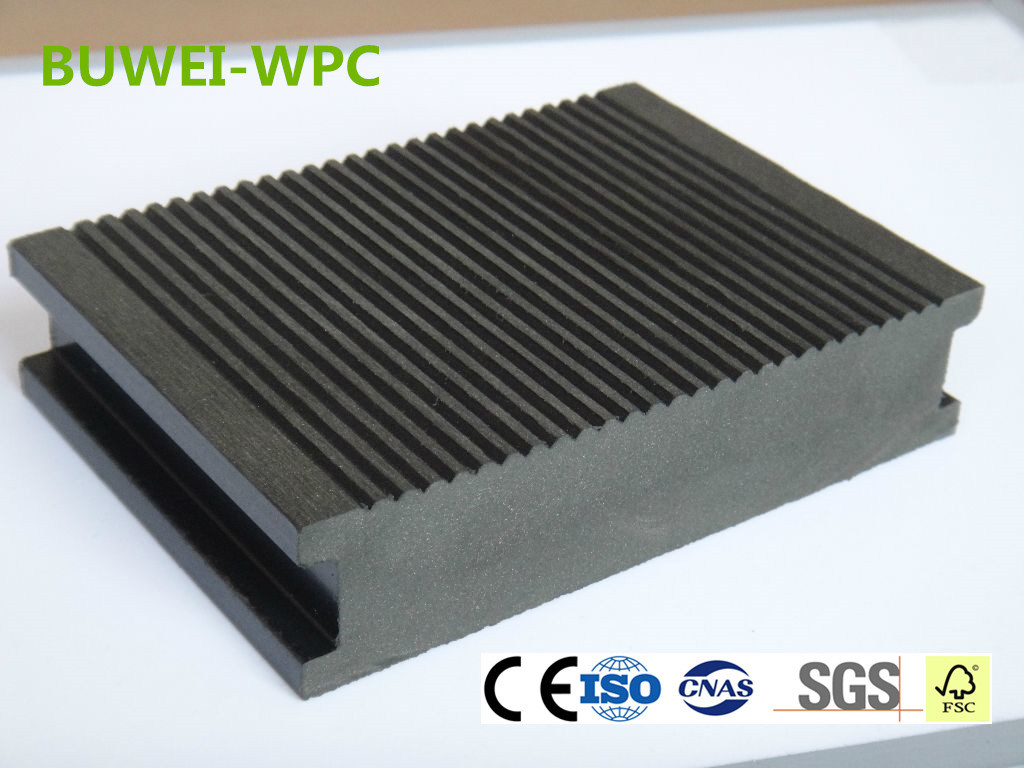 Solid Outdoor Wood Plastic Composite WPC Floor with SGS and Ce