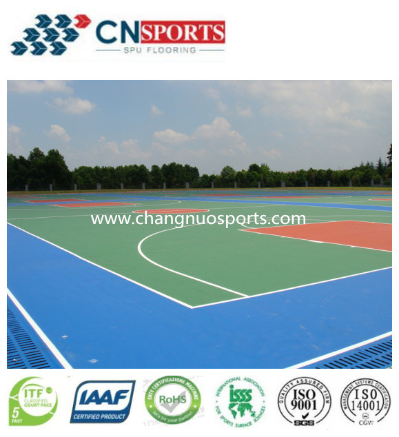 Indoor PU (Polyurethane) Sports Flooring for Table Tennis Courts