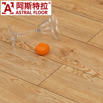E1 Grade Silk Surface Oak Melamine Laminate Flooring (AN1907)